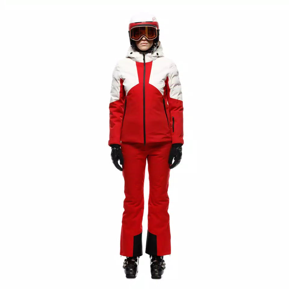 Jacheta Ski Femei Dainese ZIVES AEROSENSE-DRY - Alb/Rosu