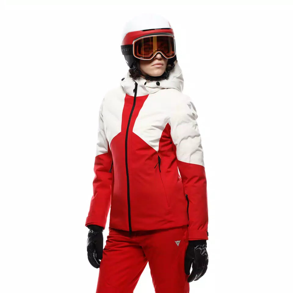 Jacheta Ski Femei Dainese ZIVES AEROSENSE-DRY - Alb/Rosu