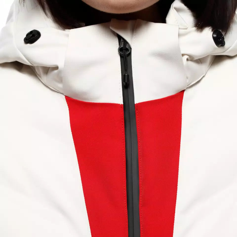 Jacheta Ski Femei Dainese ZIVES AEROSENSE-DRY - Alb/Rosu