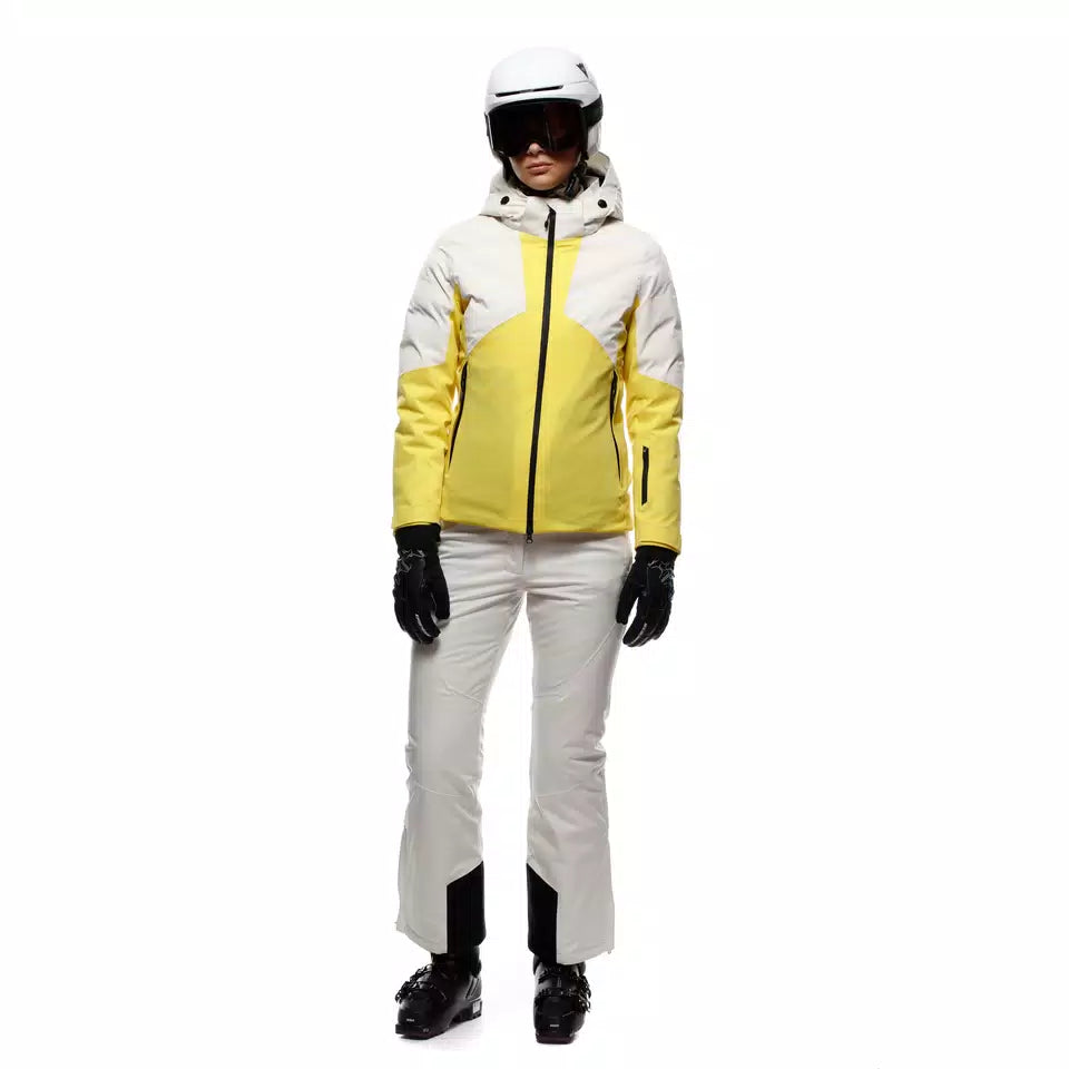 Jacheta Ski Femei Dainese ZIVES AEROSENSE-DRY - Alb/Galben