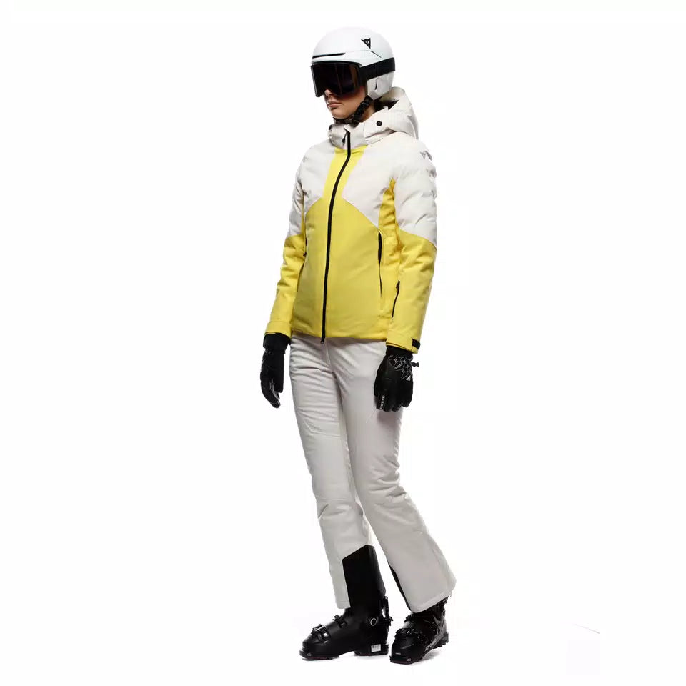 Jacheta Ski Femei Dainese ZIVES AEROSENSE-DRY - Alb/Galben