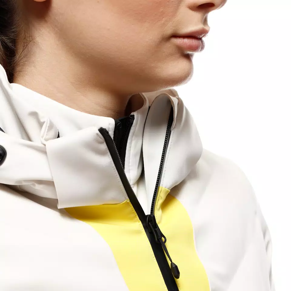 Jacheta Ski Femei Dainese ZIVES AEROSENSE-DRY - Alb/Galben