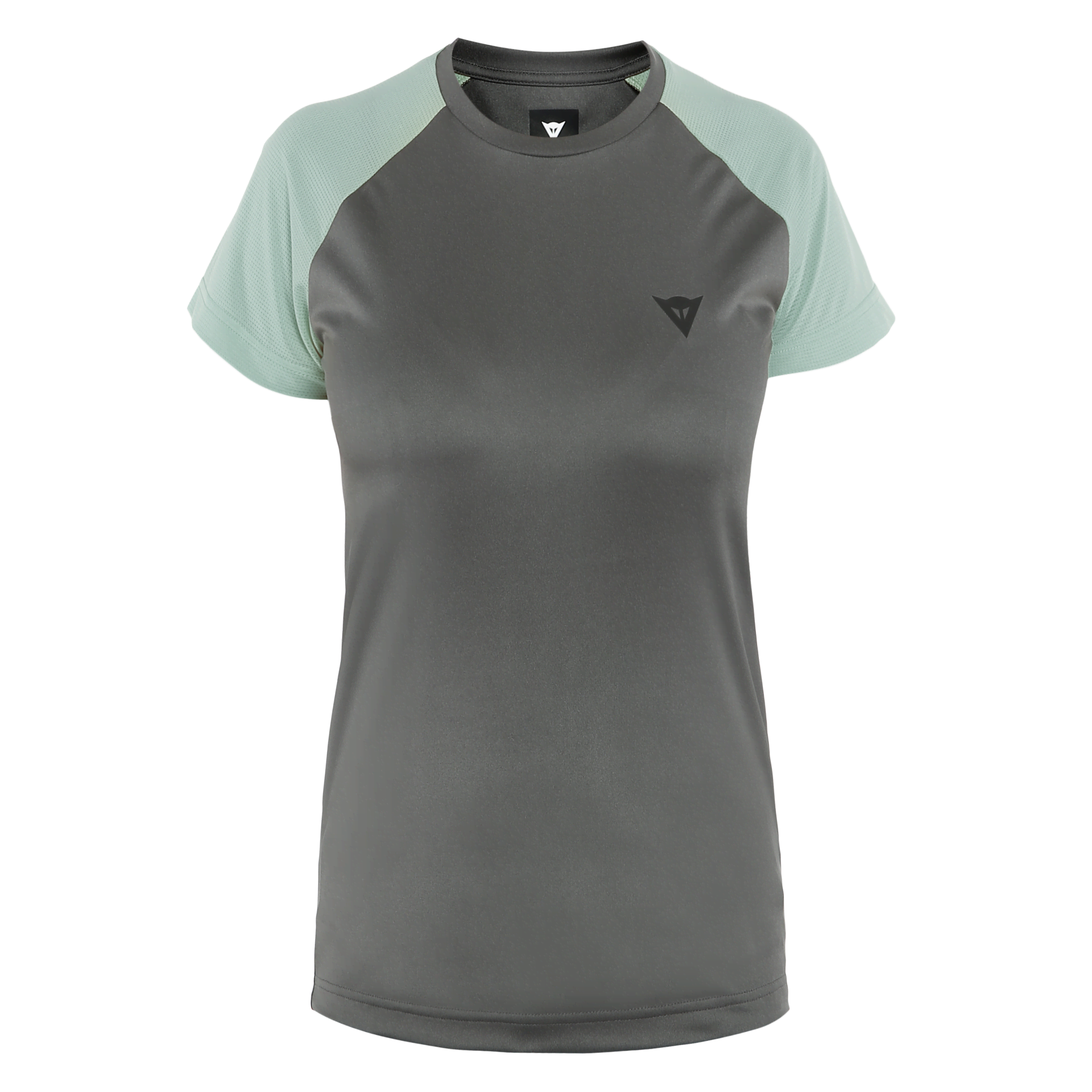 Tricou Femei DAINESE RAMLA SS WMN - Gri-Inchis / Albastru