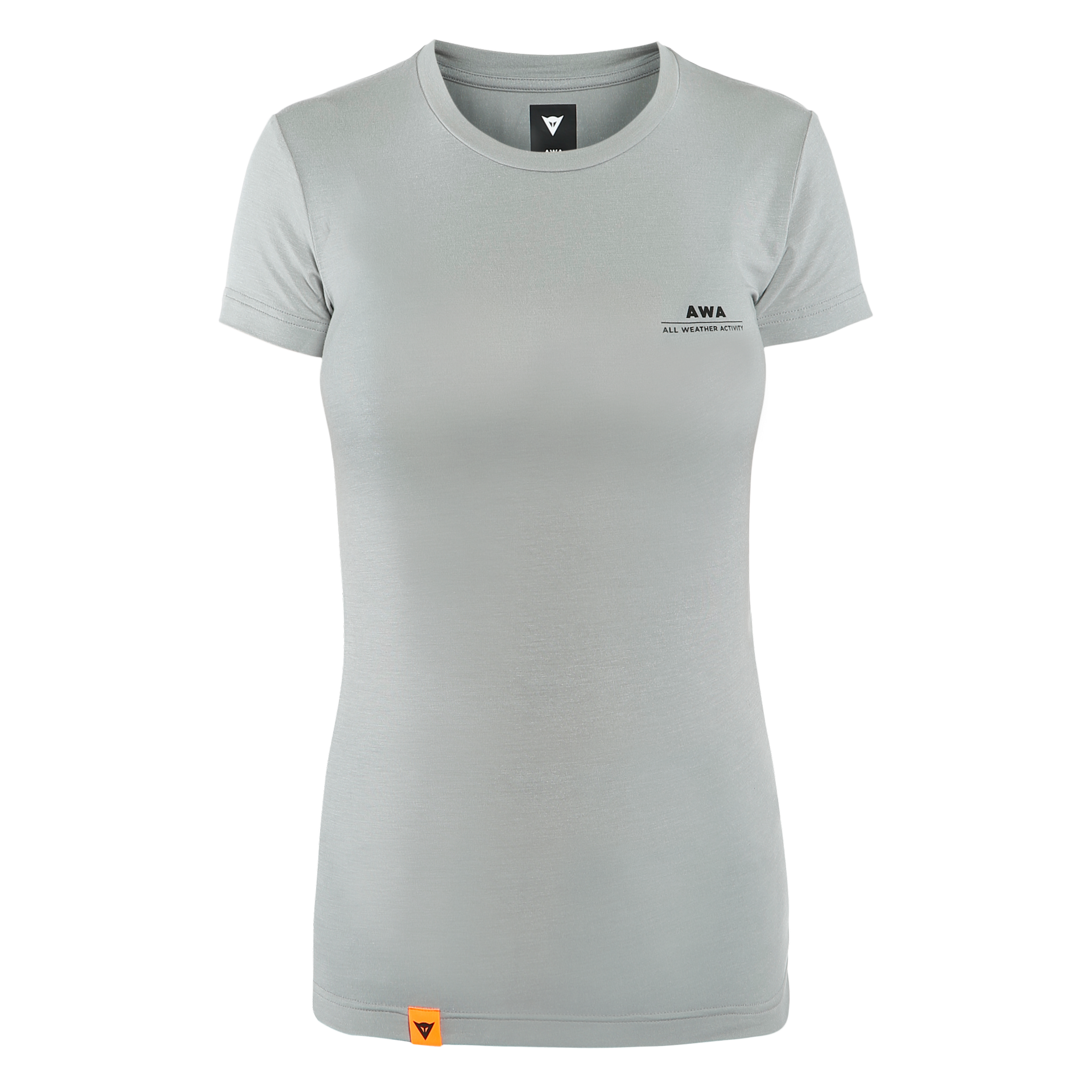 Tricou Sport Femei DAINESE AWA Black Tee WMN - Gri-Inchis