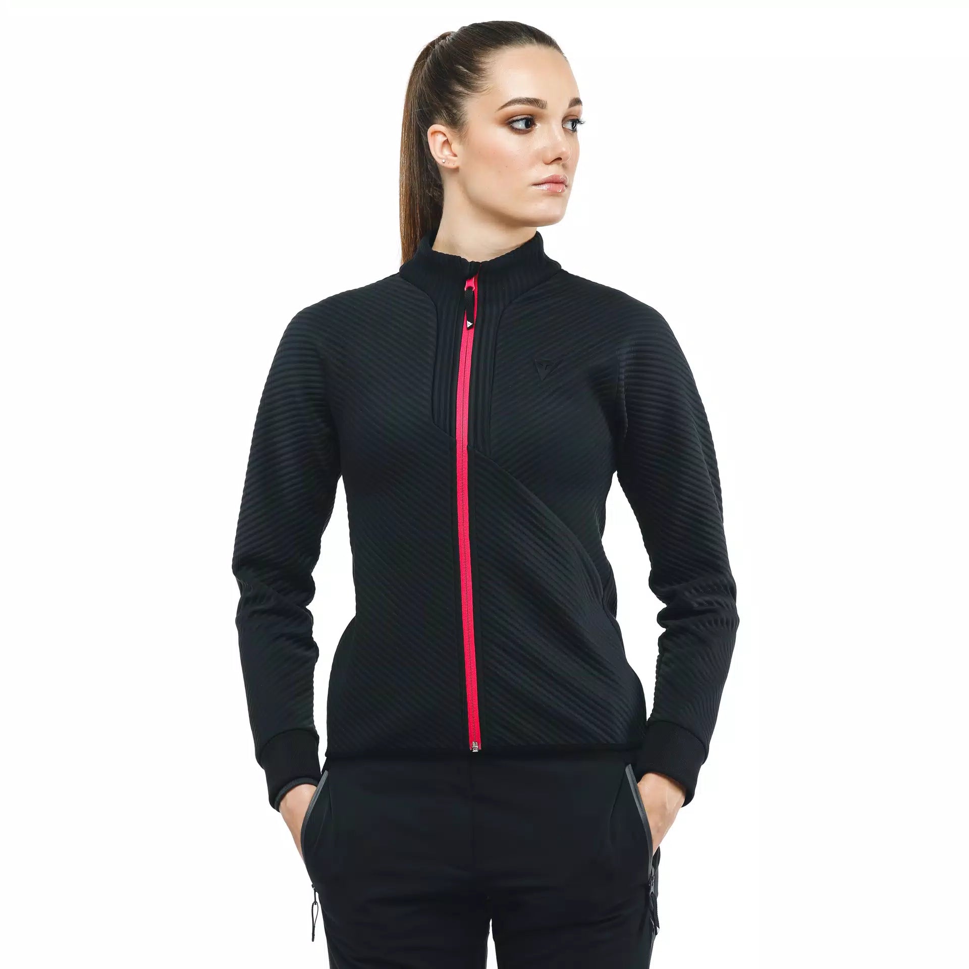 Bluza Termica Femei DAINESE HP Mid WMN - Negru/Roz