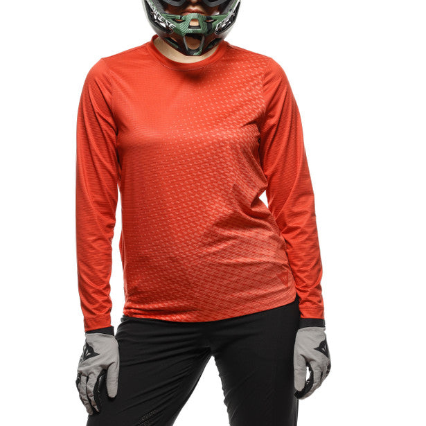 Tricou Femei DAINESE HgAER Jersey LS WMN - Rosu