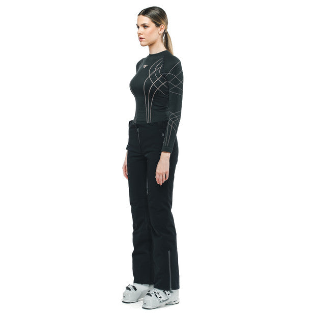 Pantaloni Ski Femei DAINESE HP VERGLAS PANTS WMN - NEGRU