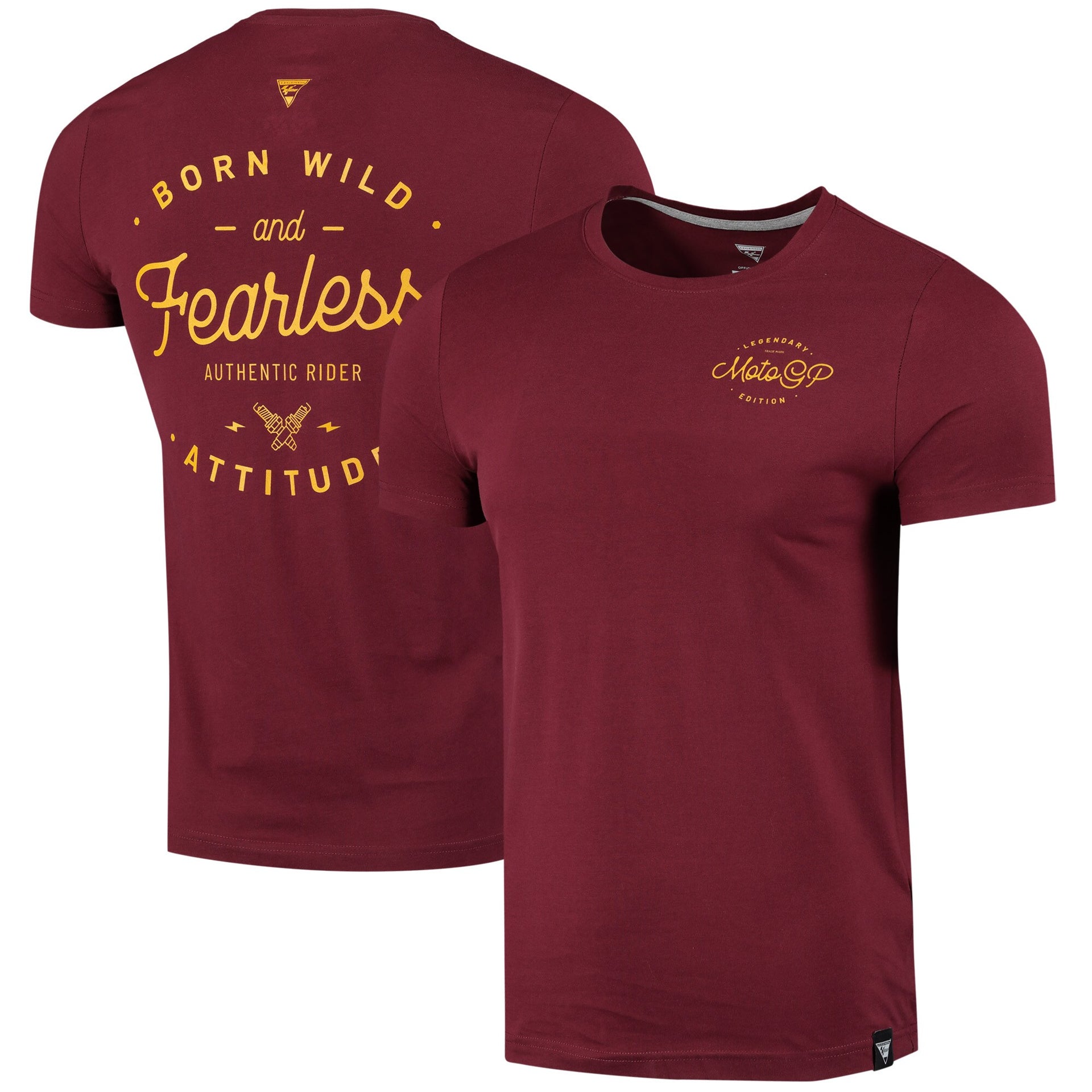 Tricou Barbati MotoGP Legends FEARLESS TEE - Bordo