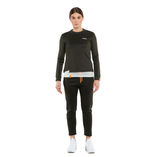Jacheta Sport Femei DAINESE AWA Black Soft Fleece - Negru
