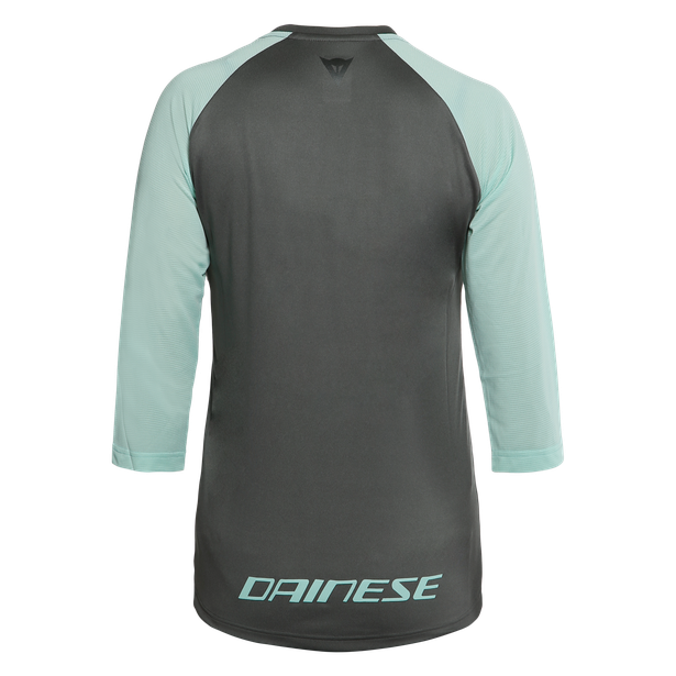 Tricou Femei DAINESE Bondi 3/4 WMN - Gri-Inchis / Albastru-Deschis