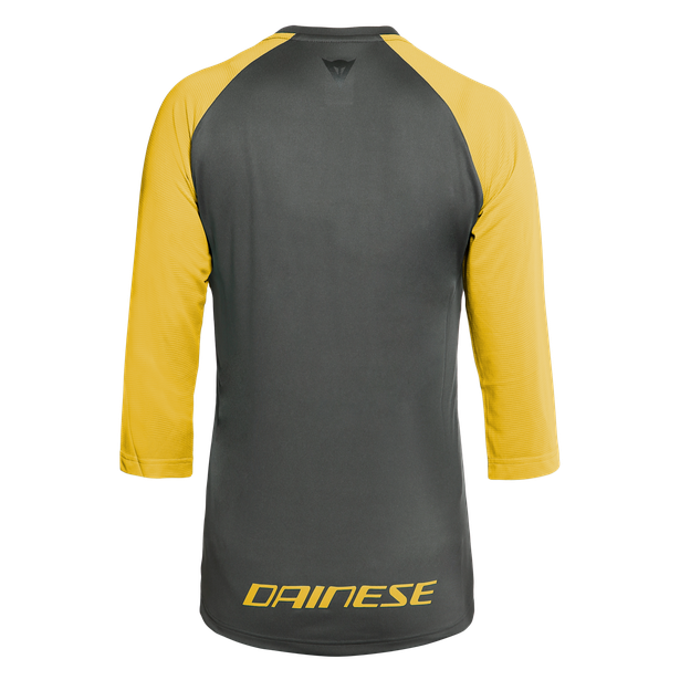 Tricou Femei DAINESE Bondi 3/4 WMN - Gri-Inchis / Galben