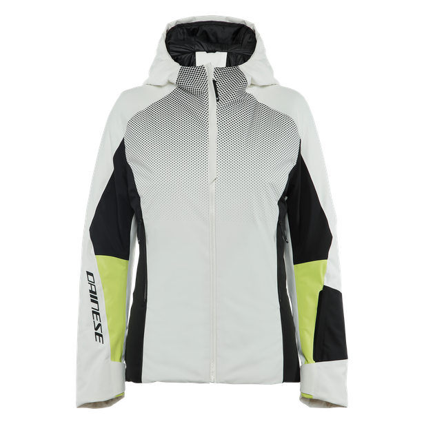 Jacheta Ski Femei DAINESE HP Crust WMN - Alb / Negru / Verde-Lime