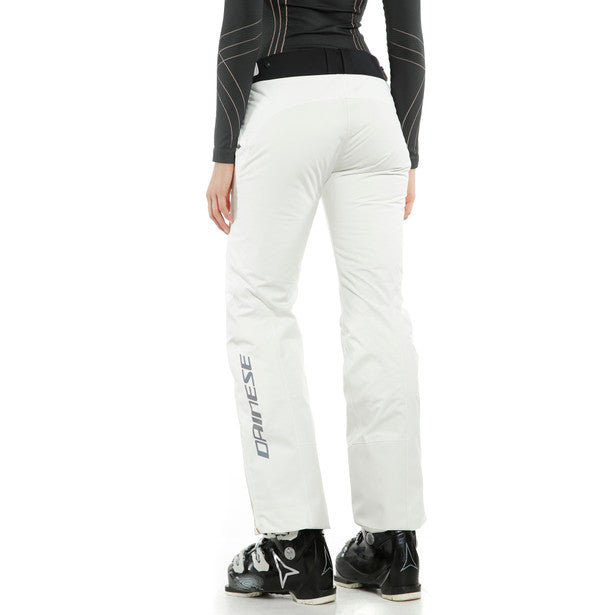 Pantaloni Ski Femei DAINESE HP Snowburst P WMN - Alb / Negru